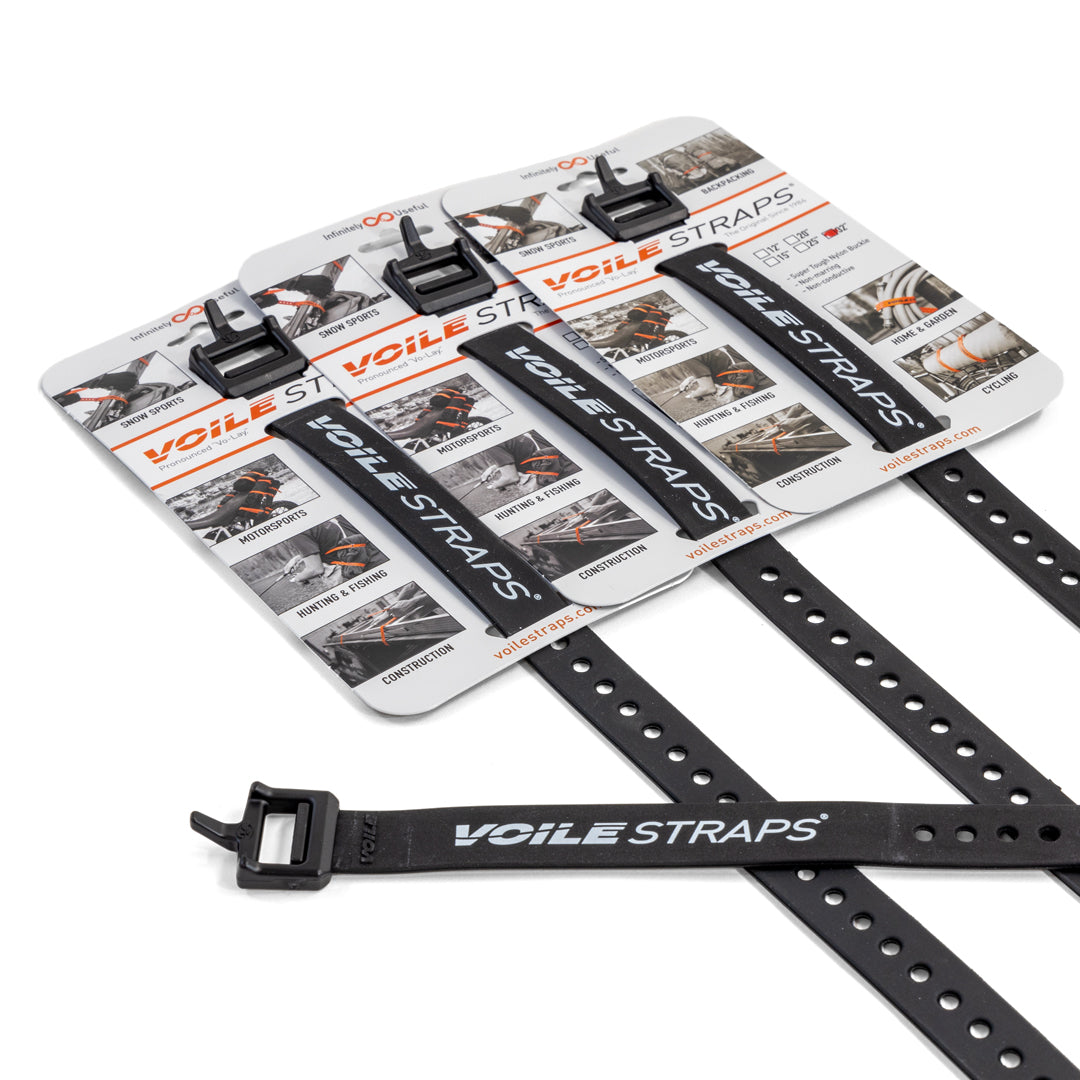 Voile Straps® Nylon Buckle Straight Cut® Design
